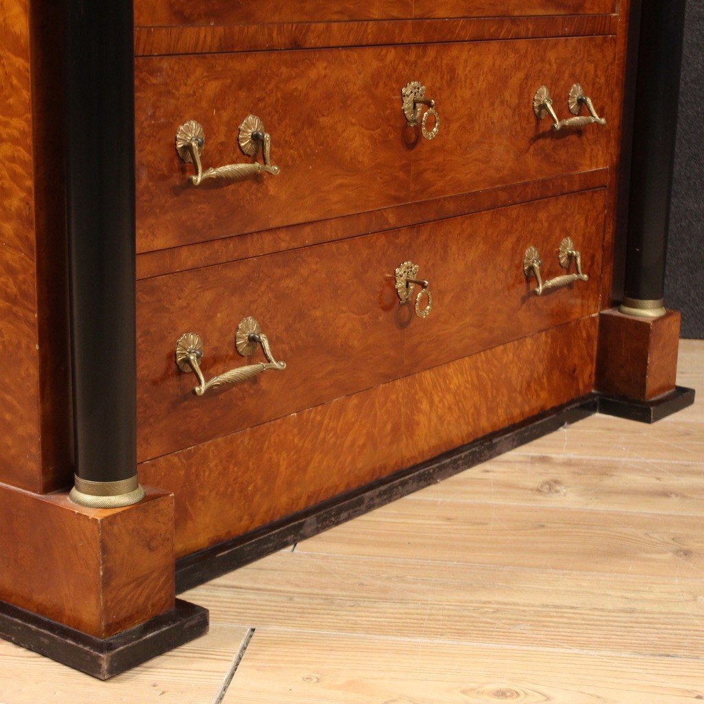 Elegant 20th Century Empire Style Chest Of Drawers-photo-6