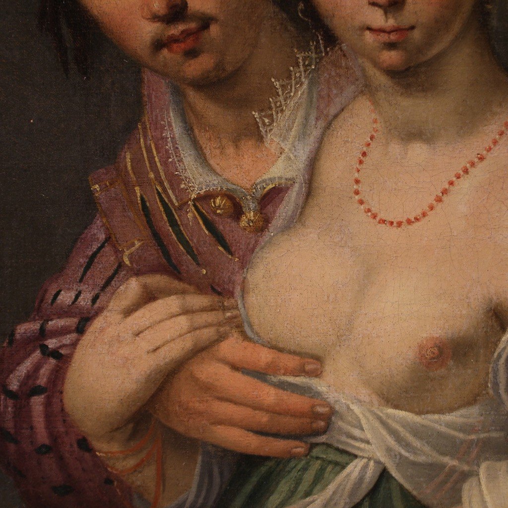 Flemish Painting From The 17th Century, The Allegory Of Love-photo-5