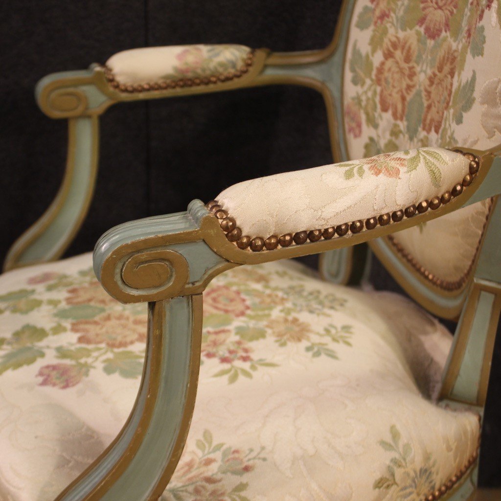 Paire De Fauteuils De Style Louis XVI-photo-3