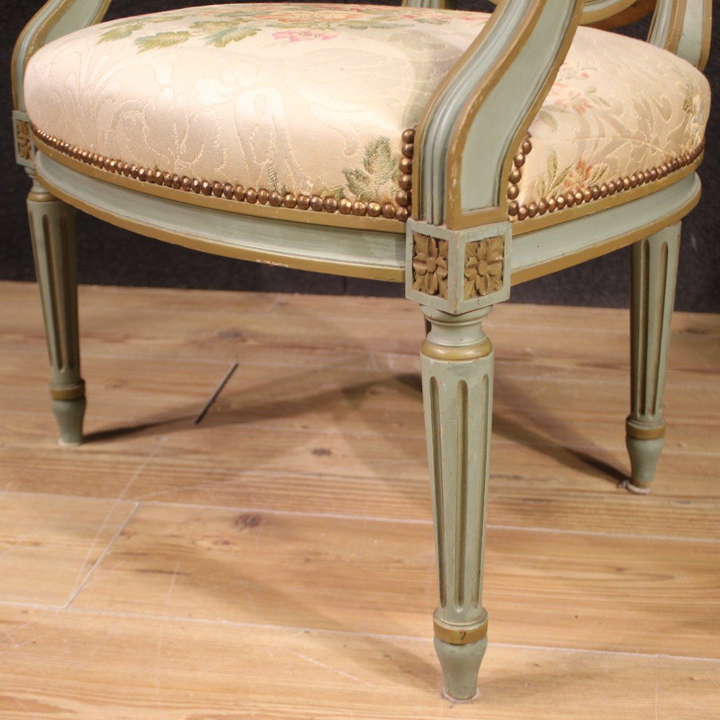 Paire De Fauteuils De Style Louis XVI-photo-7