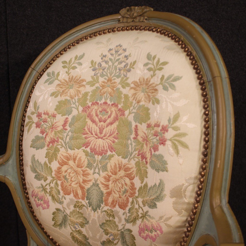 Paire De Fauteuils De Style Louis XVI-photo-8