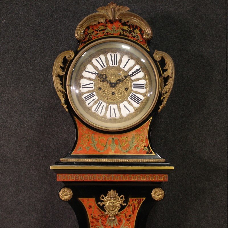 Italian Louis XV Style Boulle Pendulum Clock-photo-3