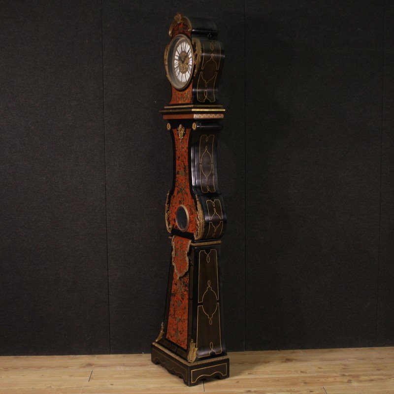 Italian Louis XV Style Boulle Pendulum Clock-photo-5