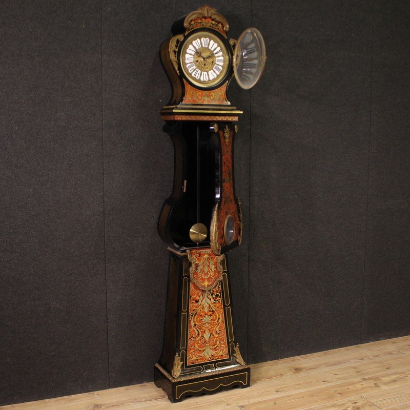 Italian Louis XV Style Boulle Pendulum Clock-photo-6