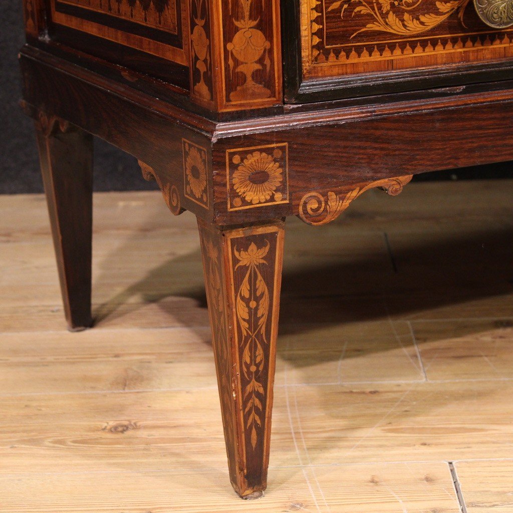 Commode Marquetée De Style Louis XVI-photo-4