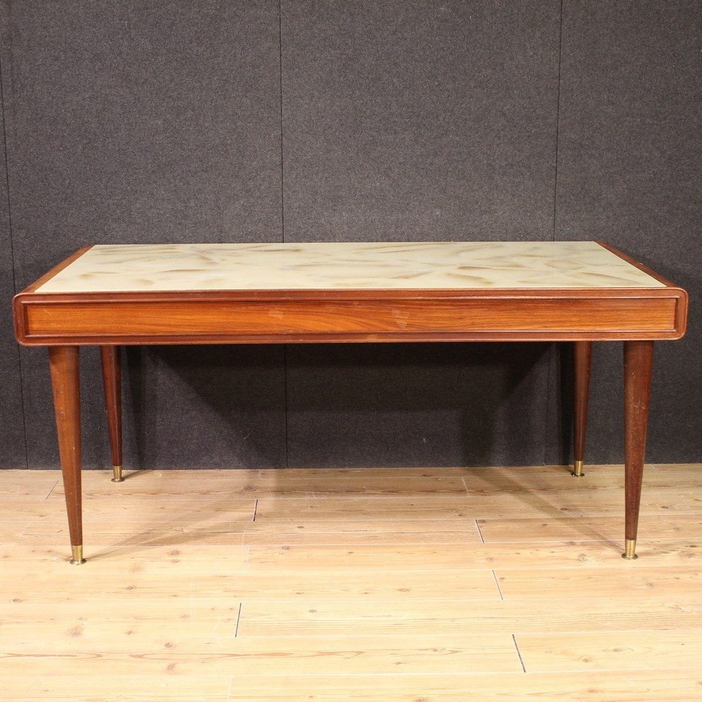 Large Italian Design Table From The 60s-photo-3