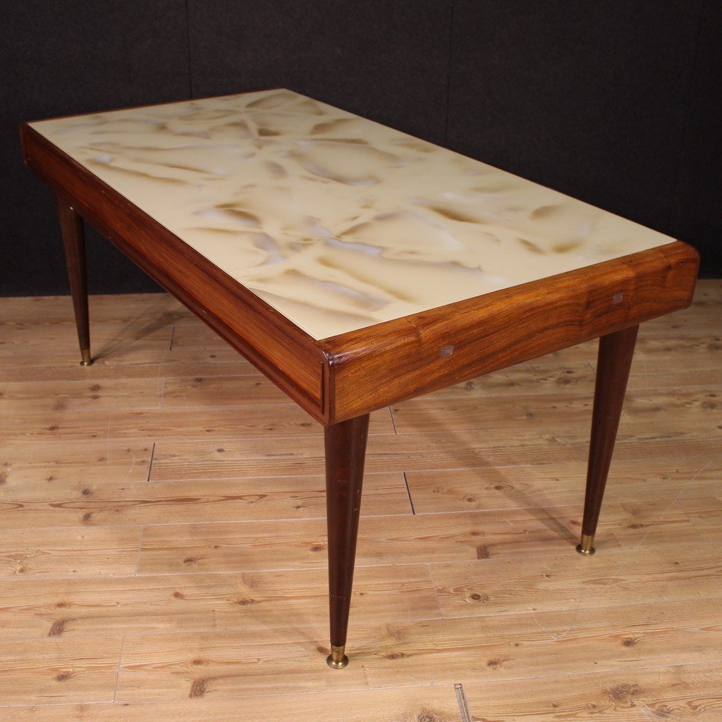 Large Italian Design Table From The 60s-photo-4