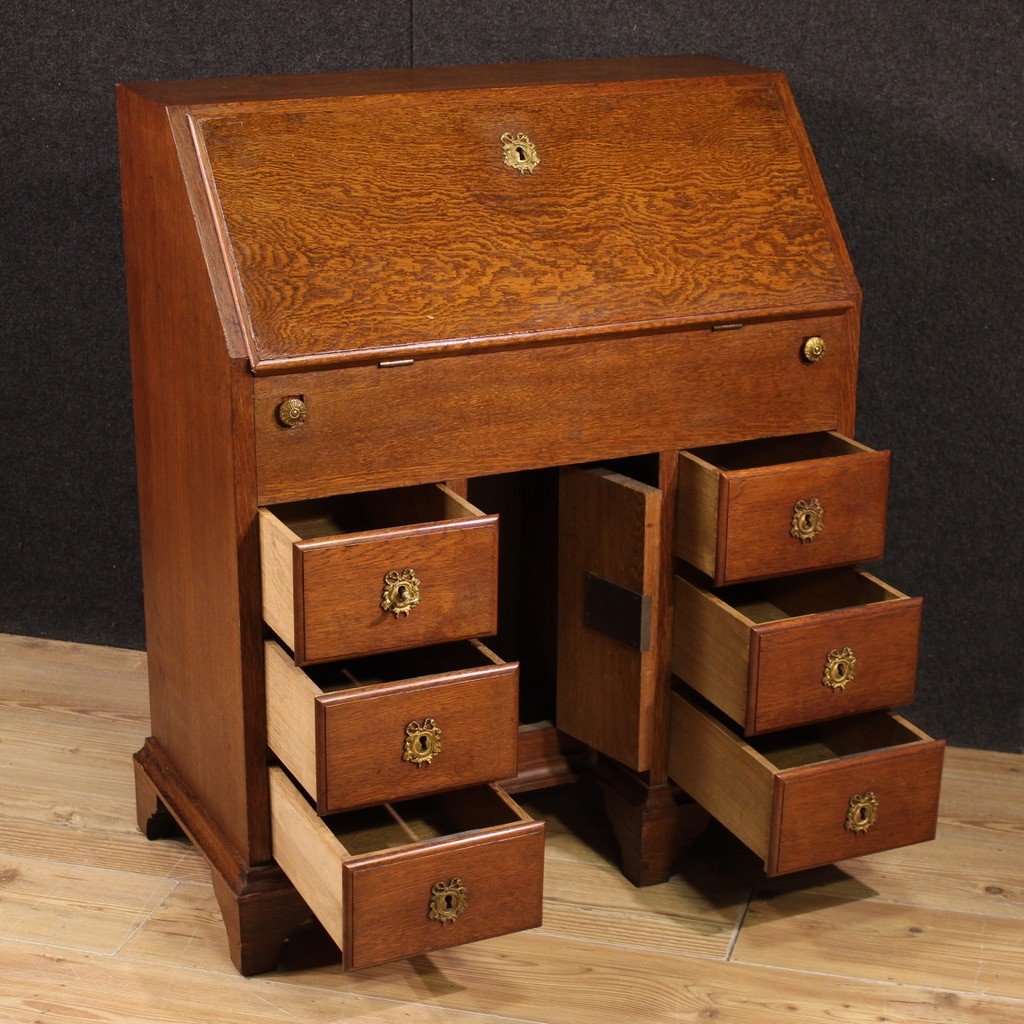 20th Century Dutch Oak Bureau-photo-4