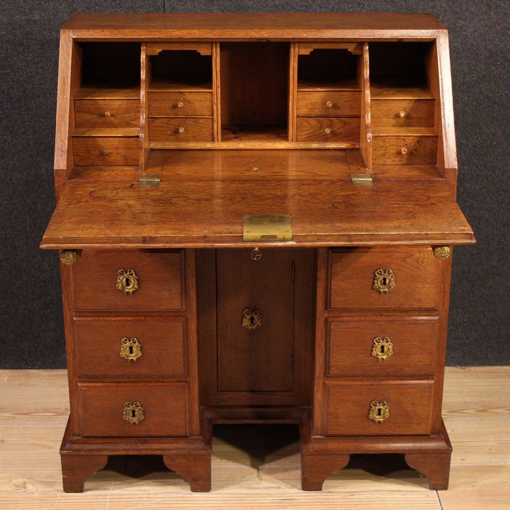 20th Century Dutch Oak Bureau-photo-5