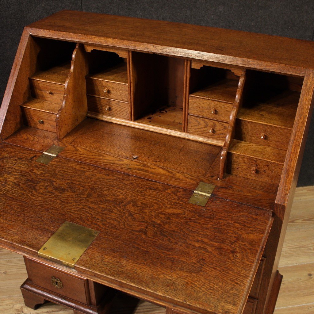 20th Century Dutch Oak Bureau-photo-6