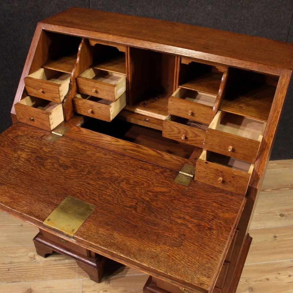 20th Century Dutch Oak Bureau-photo-7