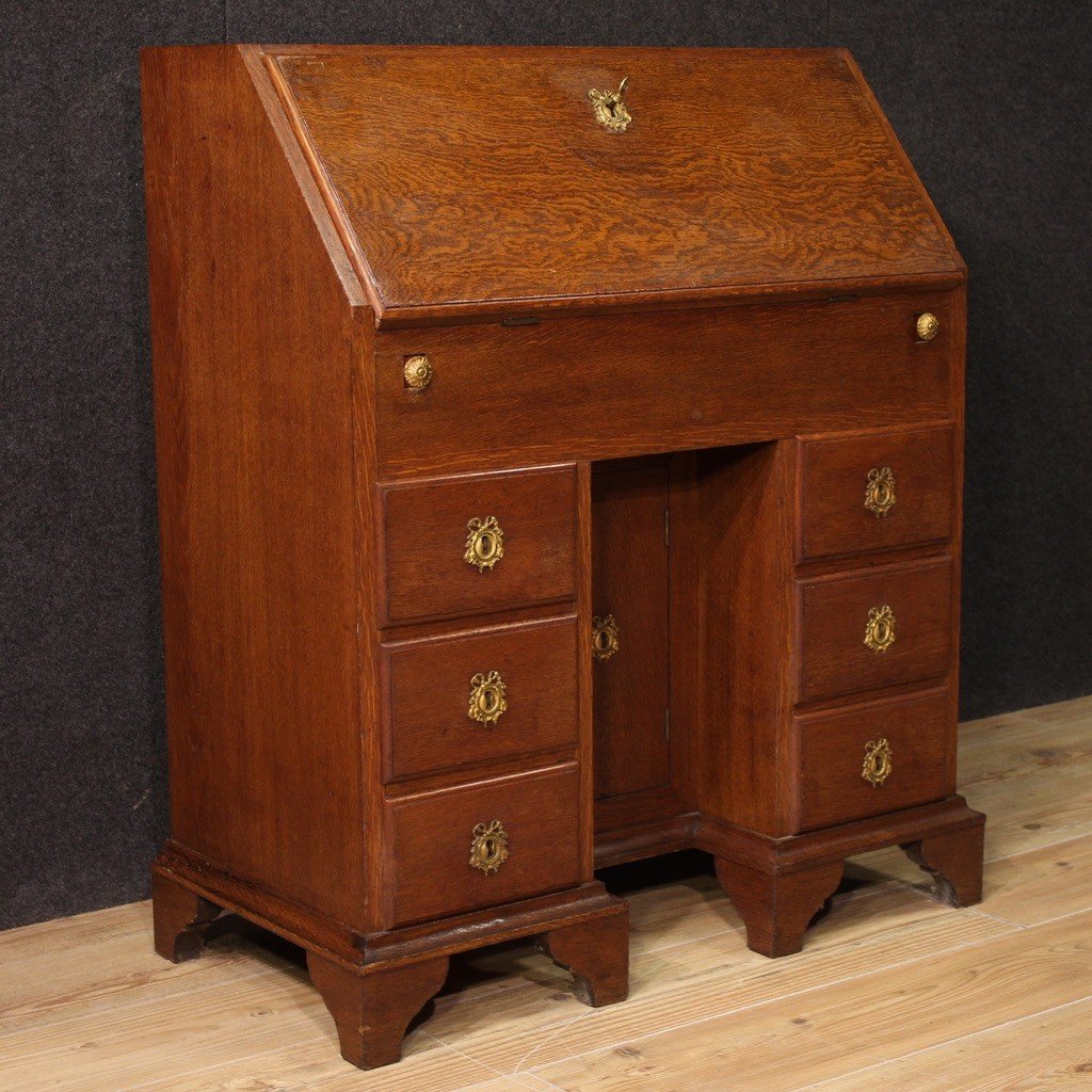 20th Century Dutch Oak Bureau