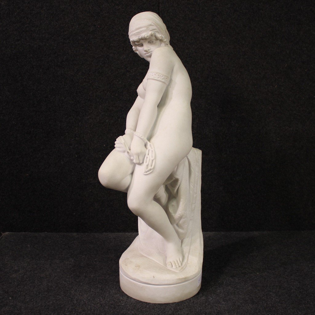 20th Century Marble Sculpture, The Emancipation Of Slavery-photo-8