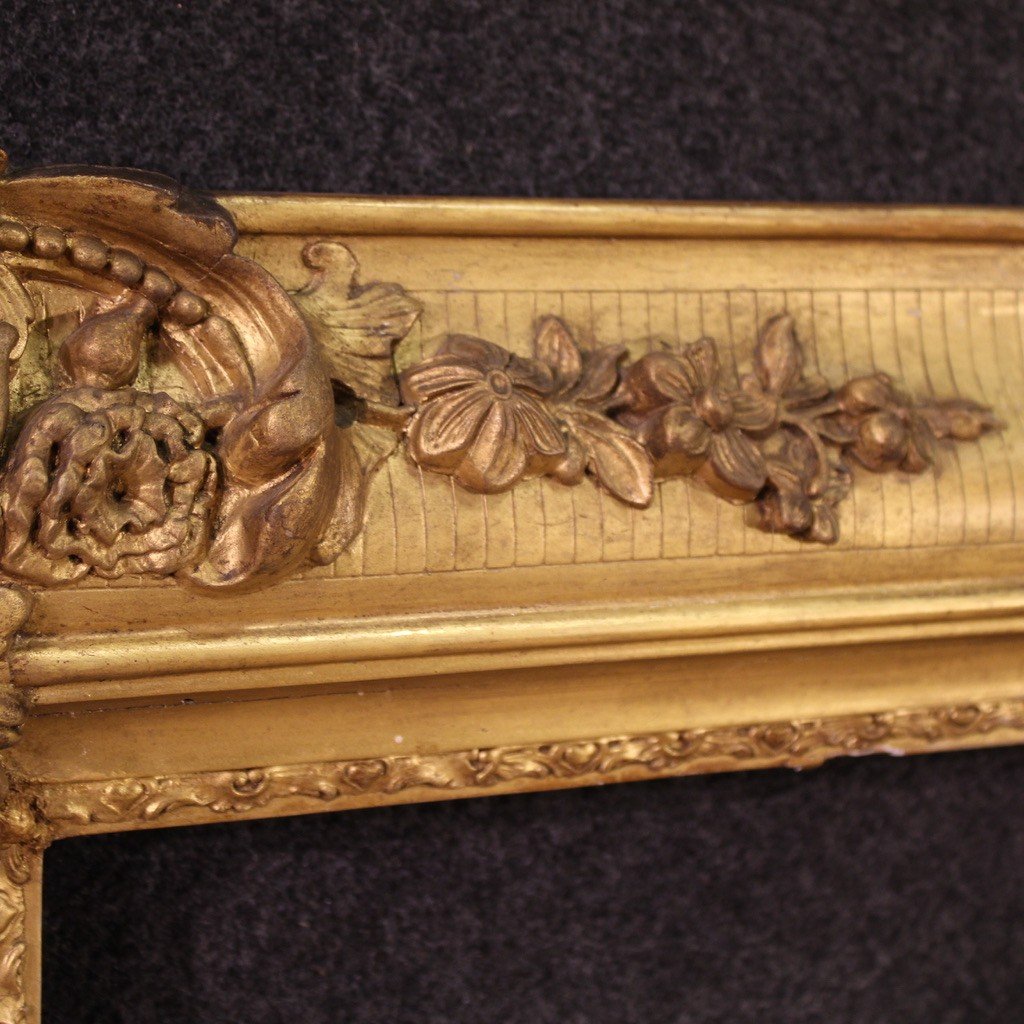 19th Century Gilded Wooden Frame-photo-3