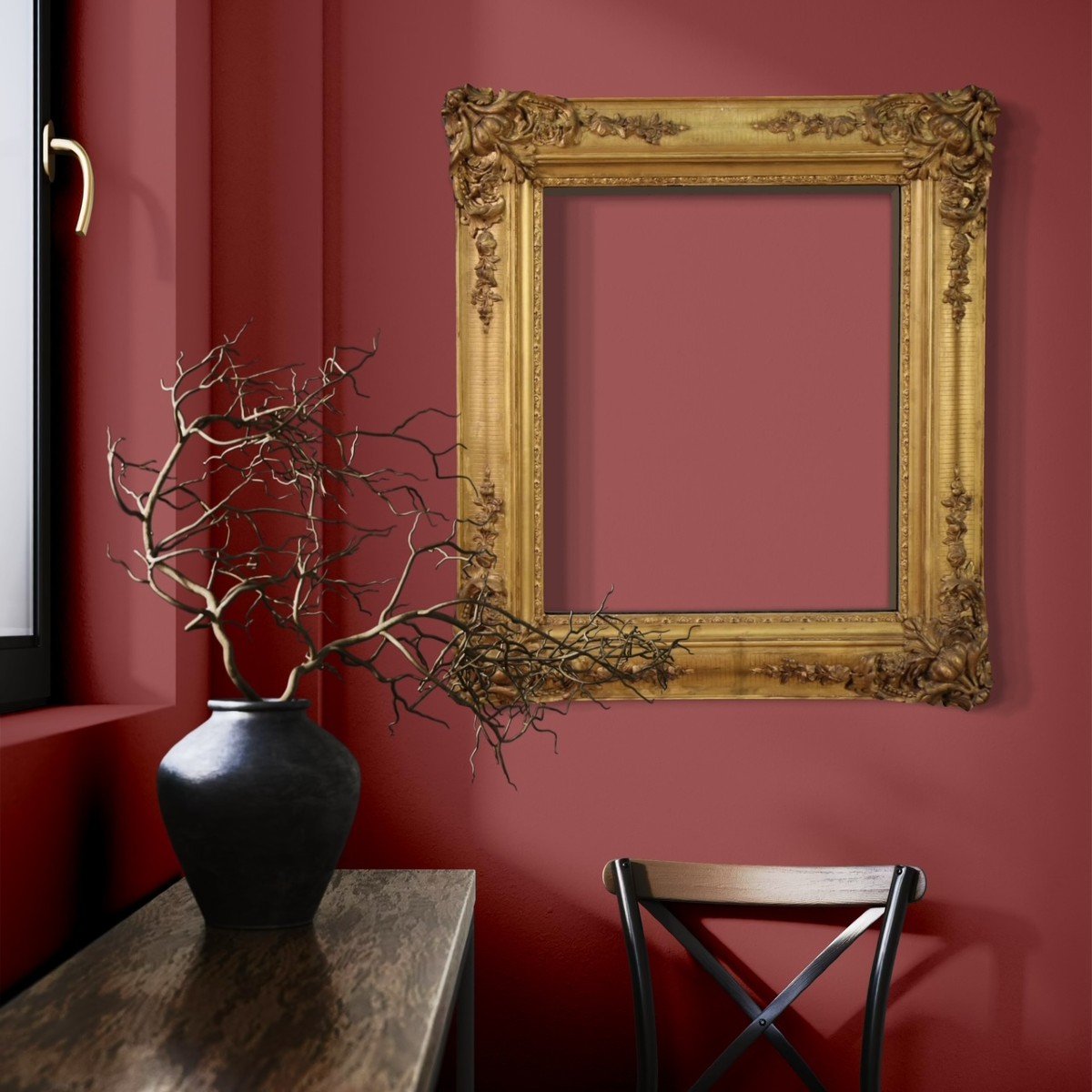 19th Century Gilded Wooden Frame-photo-1