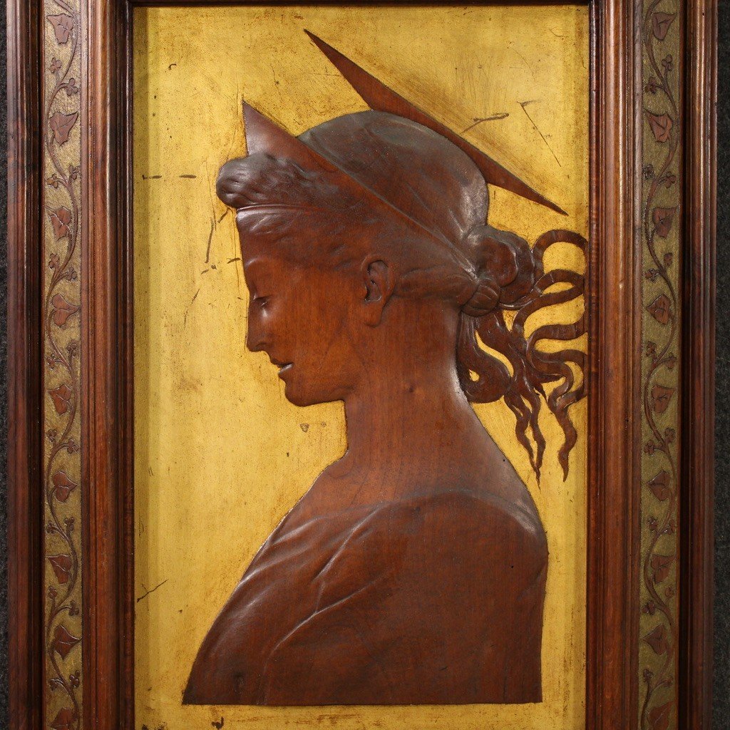 Bas-relief De Style Art Nouveau Du 20ème Siècle-photo-3