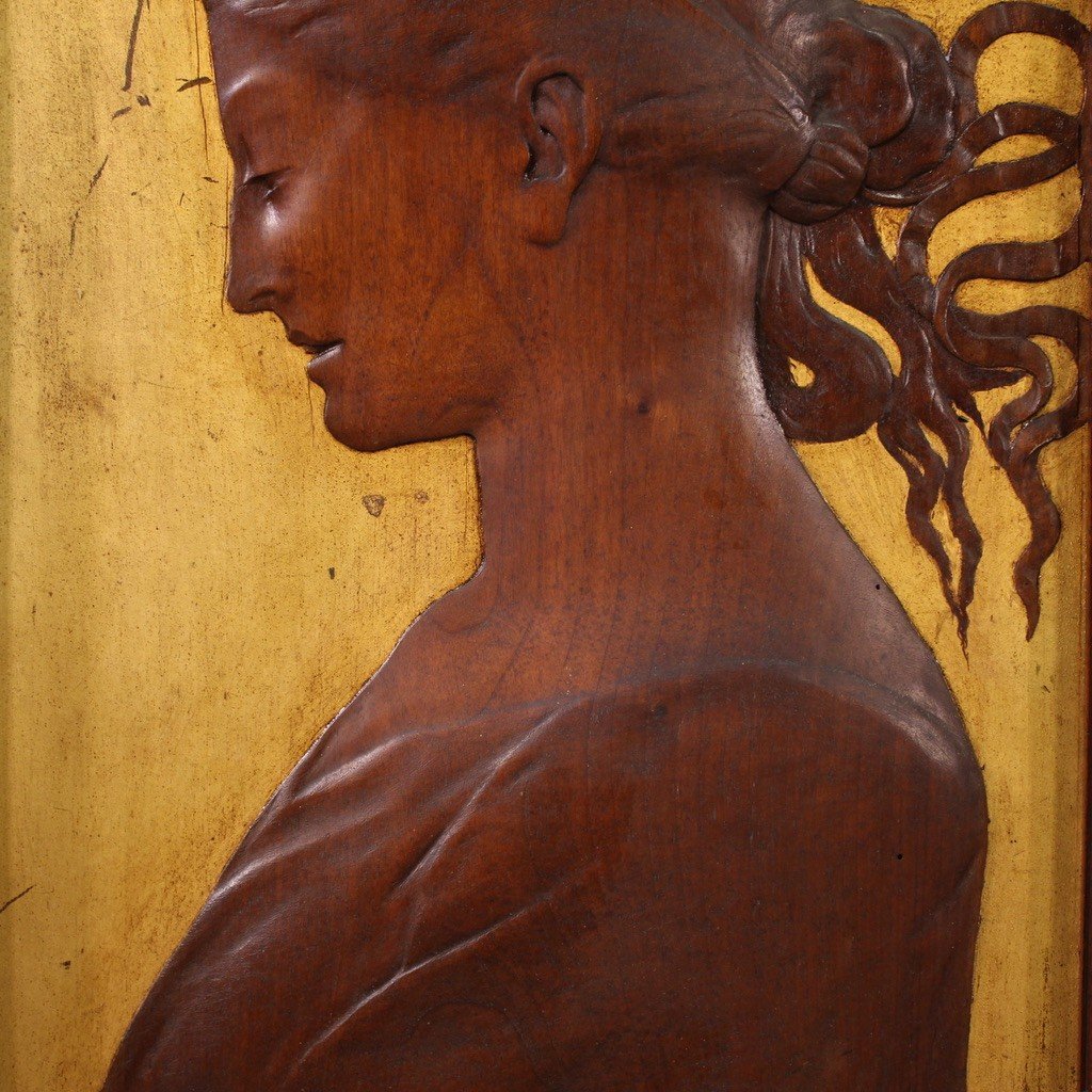 Bas-relief De Style Art Nouveau Du 20ème Siècle-photo-1