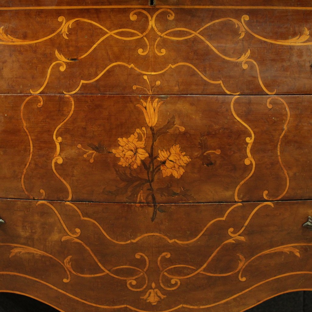 Commode De Style Louis XV Du 20ème Siècle-photo-4