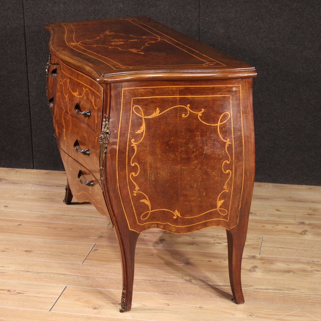 Commode De Style Louis XV Du 20ème Siècle-photo-1