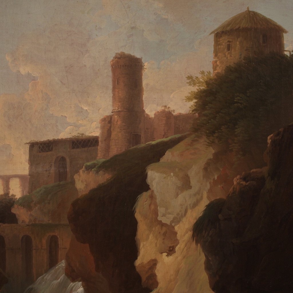 Great Italian Landscape Painting From 18th Century-photo-7