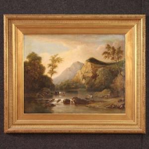 Bucolic Landscape From The Second Half Of The 19th Century