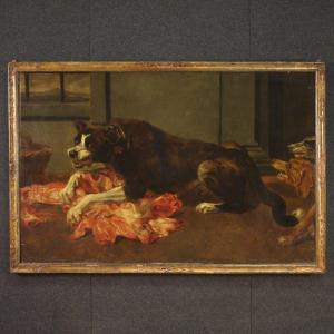 Great Painting From The 17th Century, Still Life With Dogs