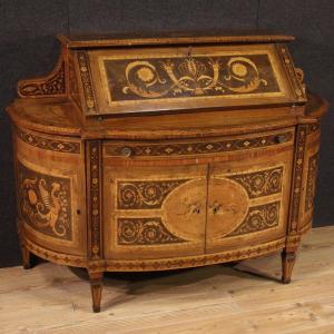 Great Inlaid Bureau In Louis XVI Style