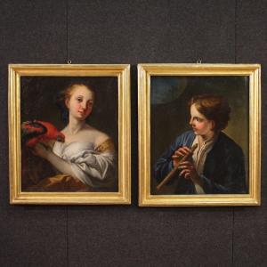 Splendid Pair Of 18th Century Portraits