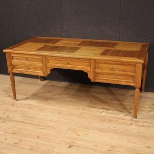 Bureau Français En Bois Du 20ème Siècle