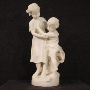 Signed Italian Marble Sculpture From The 19th Century