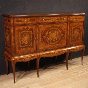 Great 20th Century Inlaid Wood Bar Cabinet