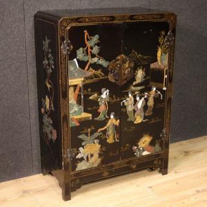 20th Century Lacquered Oriental Sideboard