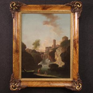 Great Italian Landscape Painting From 18th Century