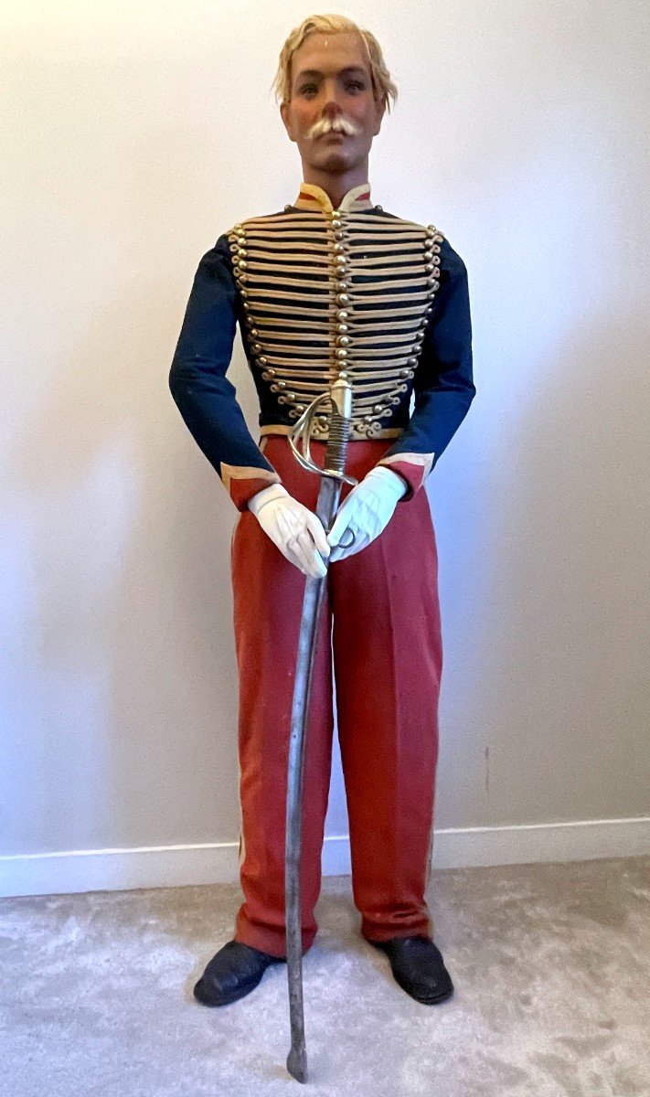 Rare Uniform 7th Hussar Second Empire Napoleon / Nominative Set, Museum Provenance-photo-3