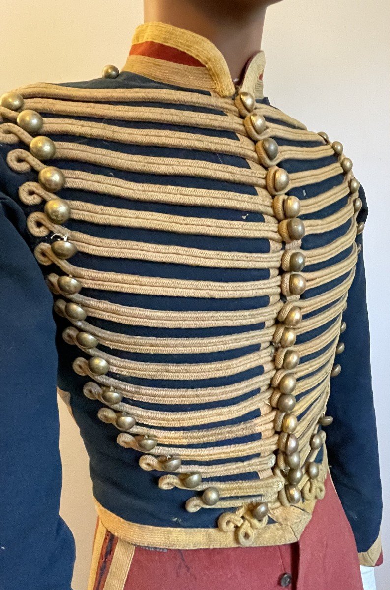 Rare Uniform 7th Hussar Second Empire Napoleon / Nominative Set, Museum Provenance-photo-1