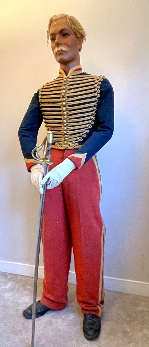 Rare Uniform 7th Hussar Second Empire Napoleon / Nominative Set, Museum Provenance