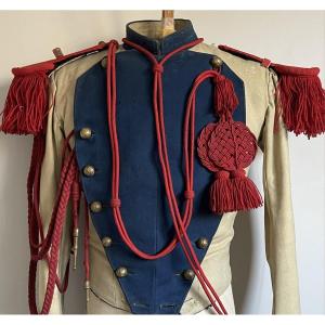 Rare Lancer's Suit Of The Imperial Guard Second Empire Napoleon / Cavalry Kurtka Jacket 