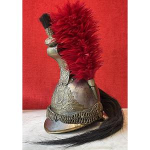 Helmet Republican Guard Of Paris, Model 1860 Modified 1872 / Napoleon III / Third Republic