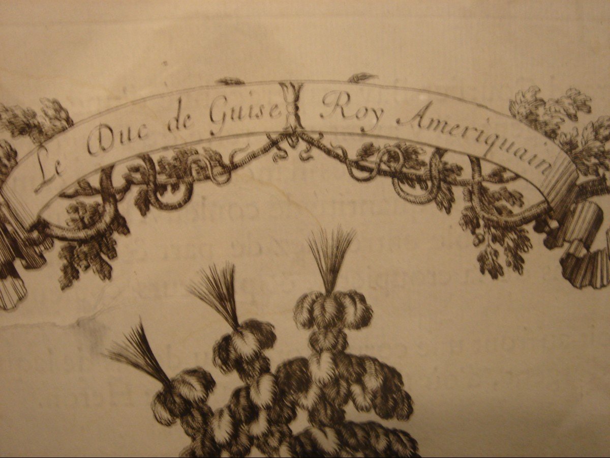 Serie Des 6 Gravures Grand In Folio époque Louis XIV En Noir  Ve Quadrille Du  Grand Carrousel -photo-8