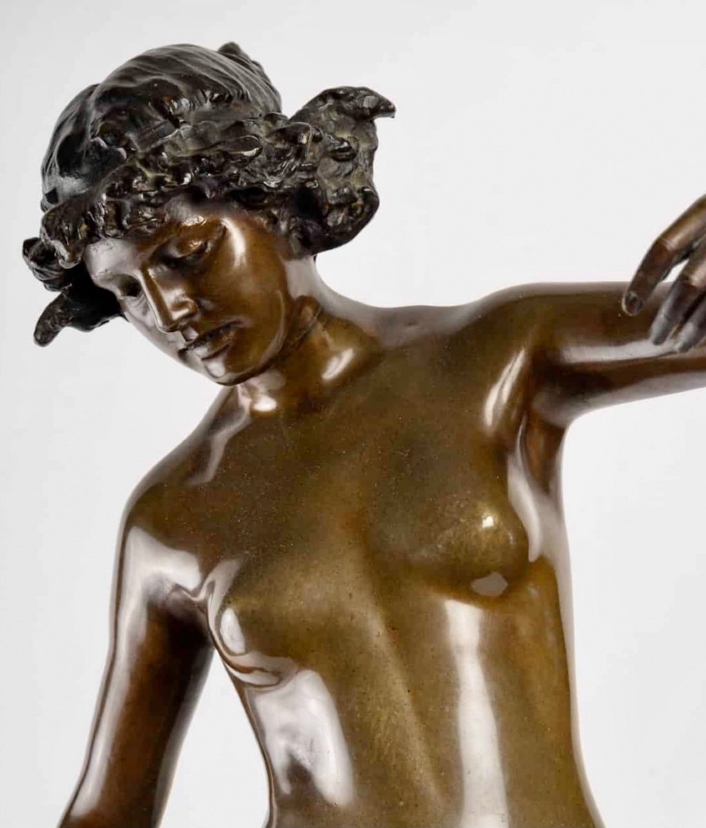 Bronze Art Nouveau By Edward Onslow Ford-photo-3