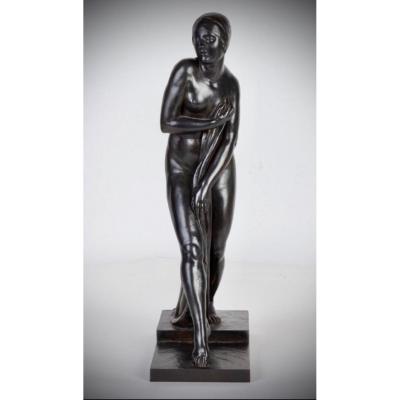 Sculpture ART DECO En Bronze Georges Chauvel 