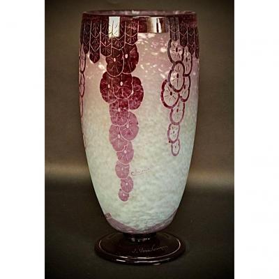 French Glass Vase