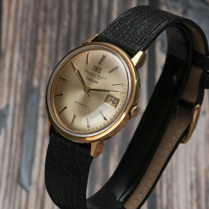 Iwc Calatrava Automatic Yellow Gold 18kts For Turler -1972--photo-4