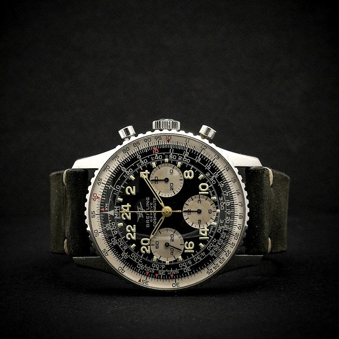 Chronographe Vintage Breitling  Navitimer Cosmonaute Réf. 809  -1964-  -photo-1