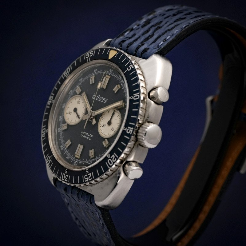 Chronographe Le Phare  Bi-compax Sea Diver -1975- -photo-4