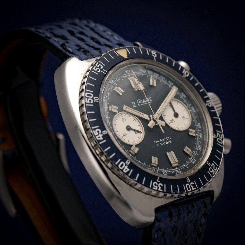 Chronographe Le Phare  Bi-compax Sea Diver -1975- -photo-1