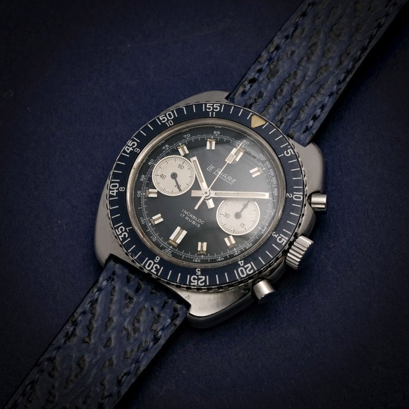 Chronographe Le Phare  Bi-compax Sea Diver -1975- -photo-2