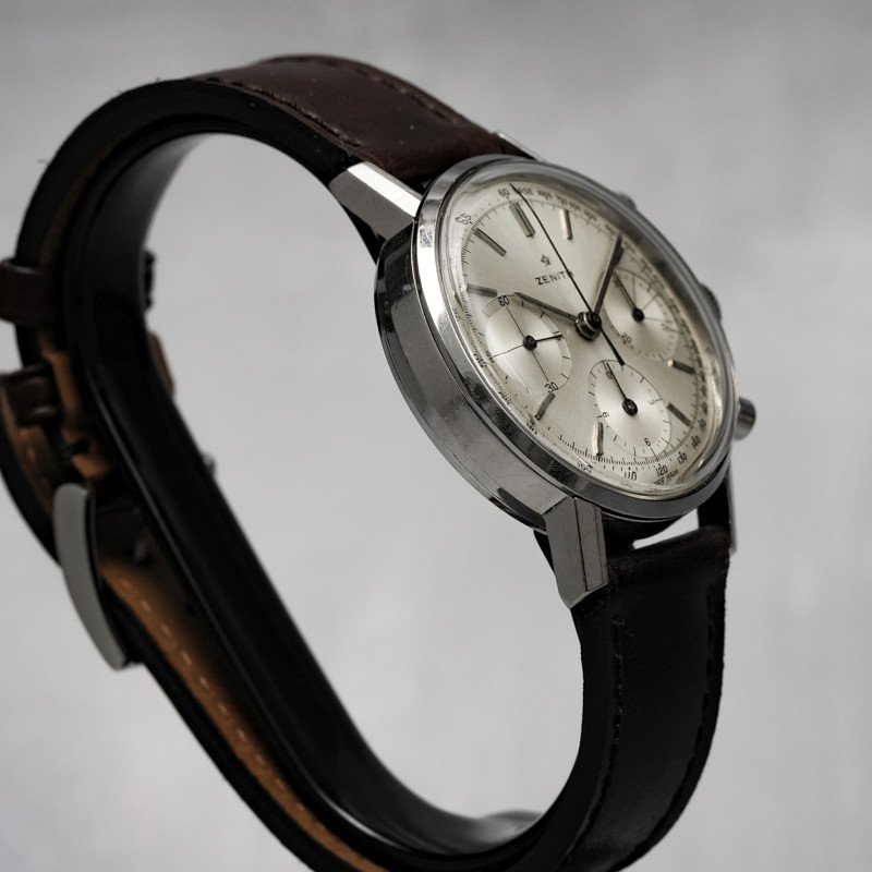  Chronographe Zenith Tricompax Acier Inoxydable -1960- -photo-1