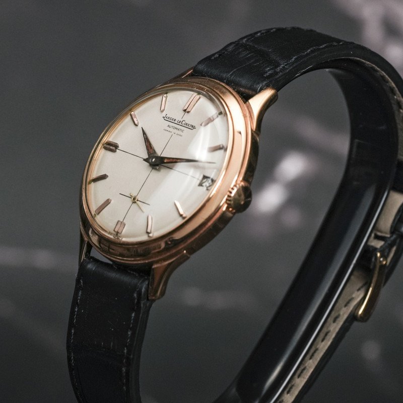 Jaeger Lecoultre Calatrava Or Rose18kts Automatique Bumper -1954--photo-3