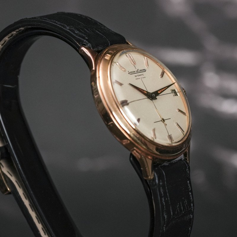 Jaeger Lecoultre Calatrava Or Rose18kts Automatique Bumper -1954--photo-4